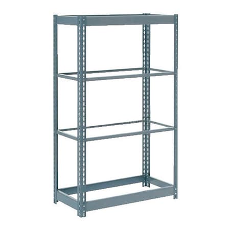 Global Industrial Heavy Duty Shelving 48W x18D x 60H With 5 Shelves, No Deck, Gray B2296687